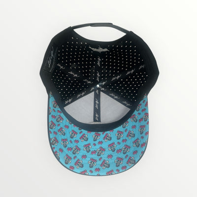 Black Chimp Hat Rubber Logo