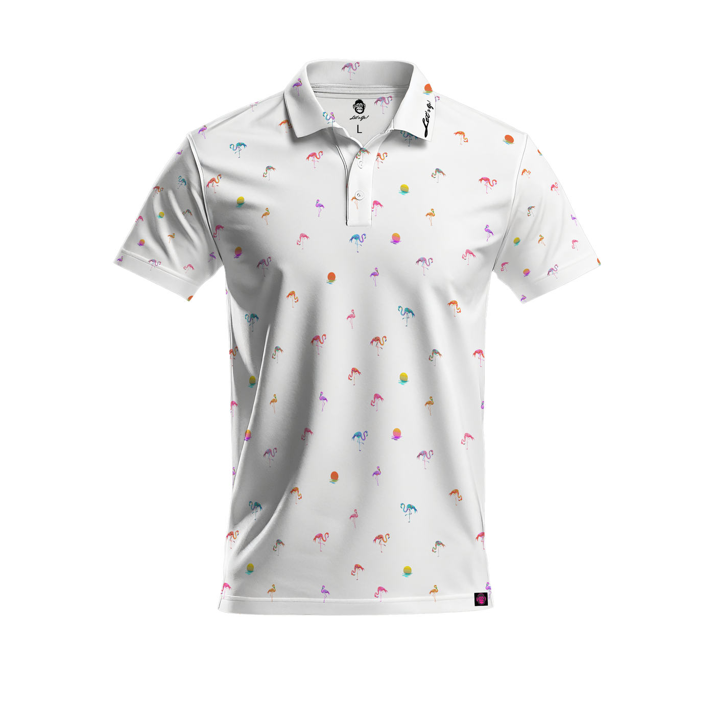 Flamingo Sunset Polo