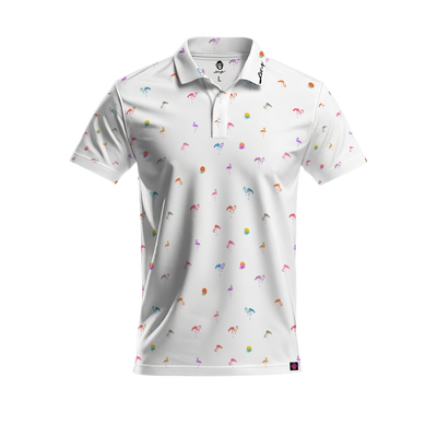 Flamingo Sunset Polo