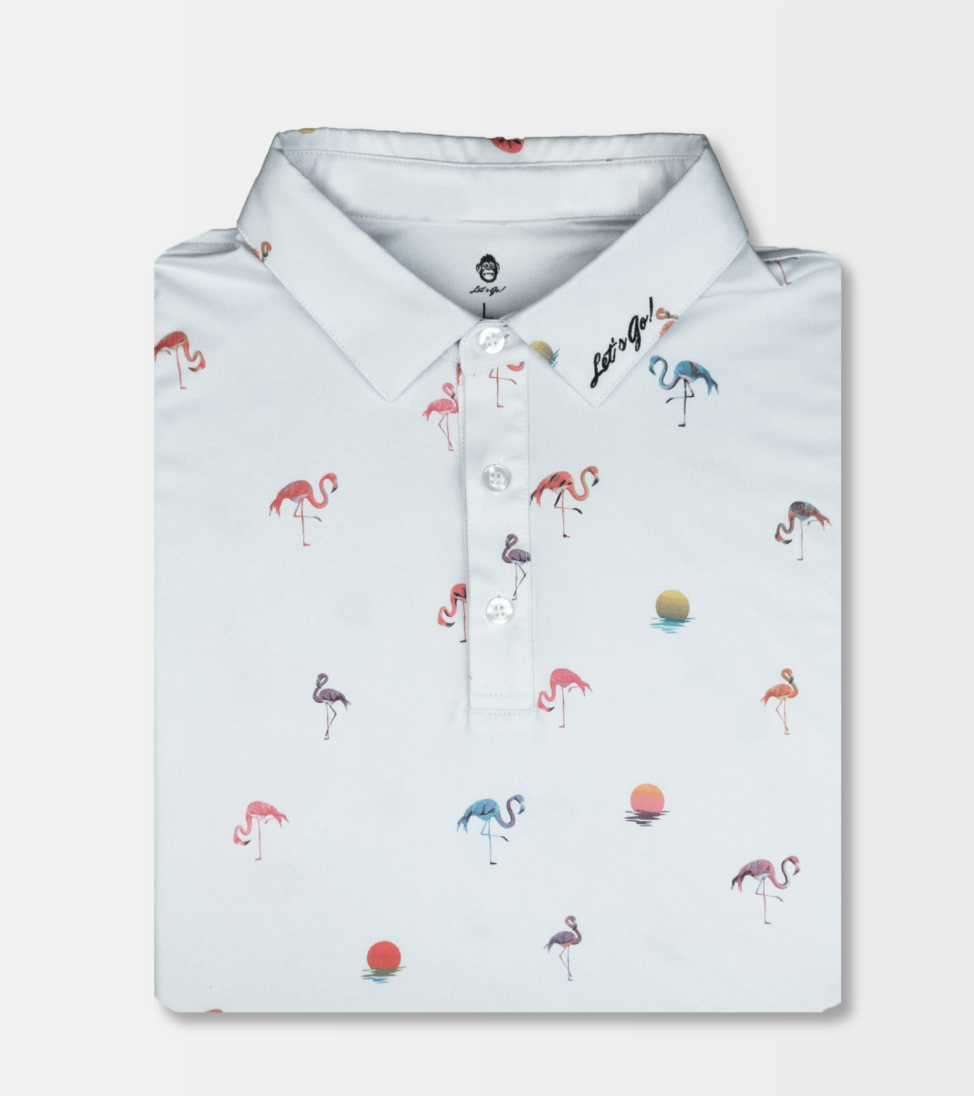 Flamingo Sunset Polo