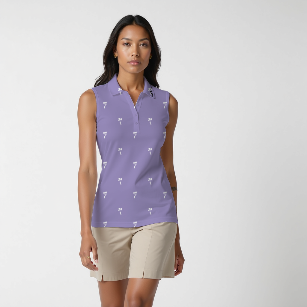 I Guana Golf Lavender Polo