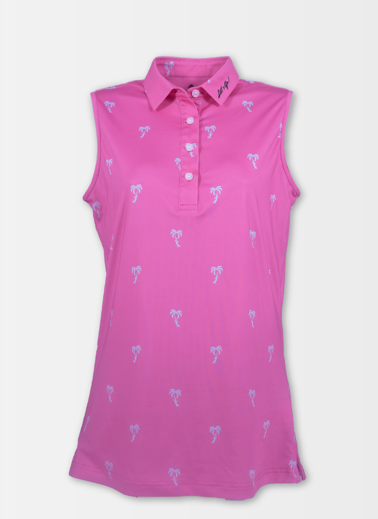 I Guana Golf Pink Polo