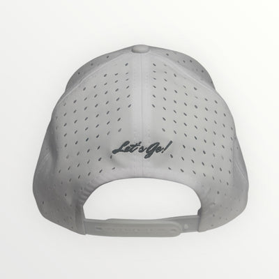 White Chimp Hat Rubber Logo